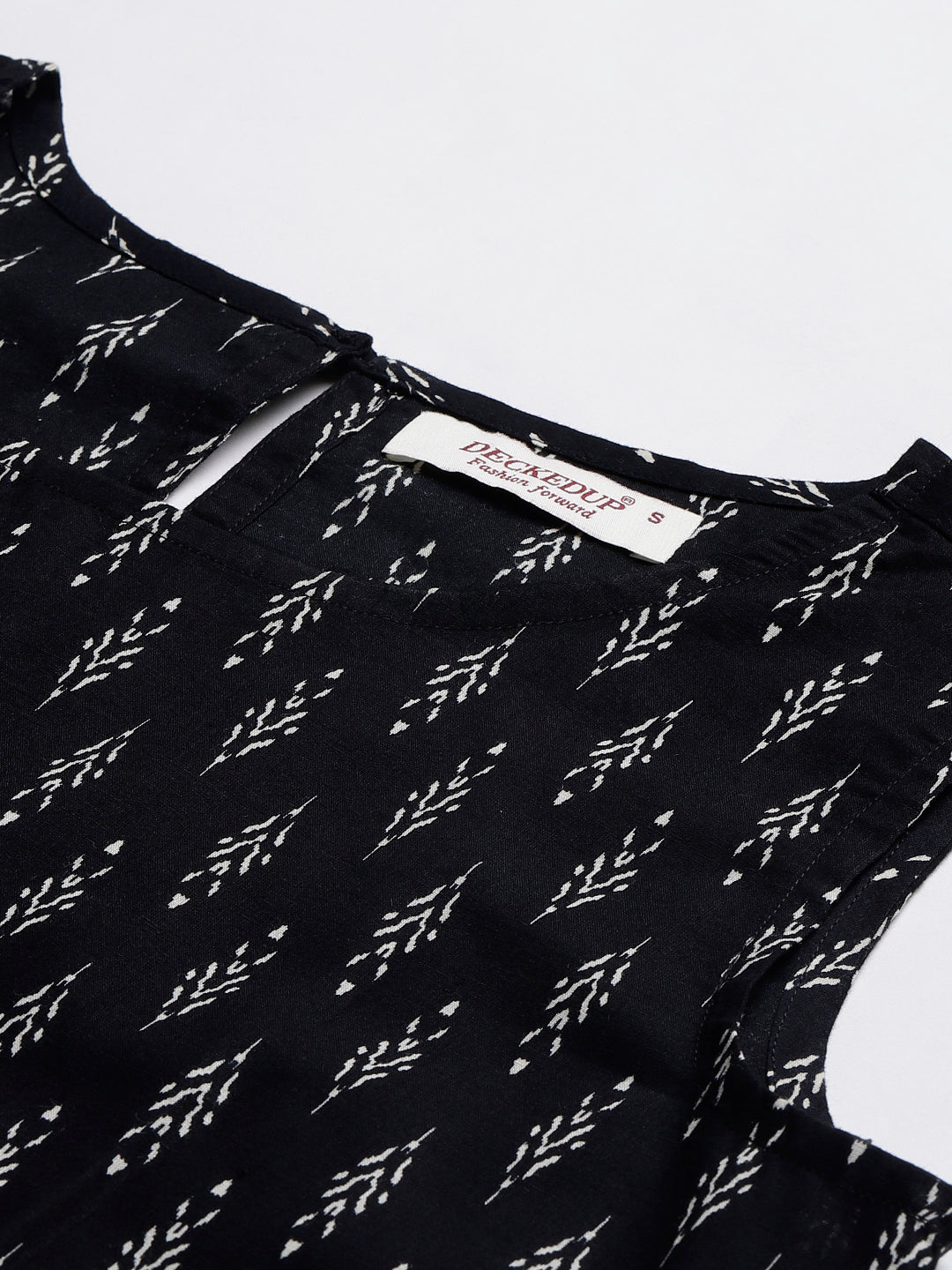 Isha Black Crop Top