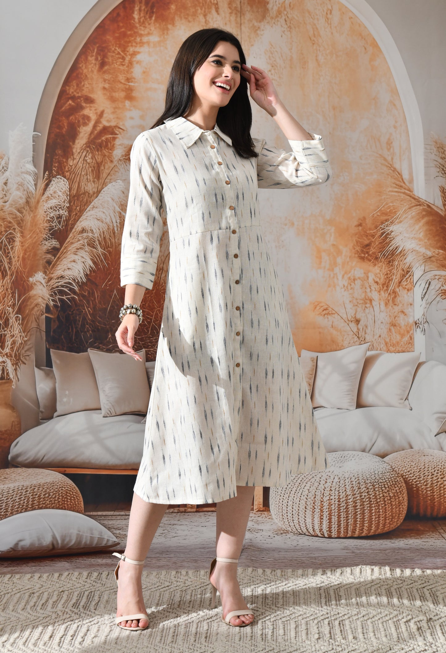 Elegent Shirt Dress