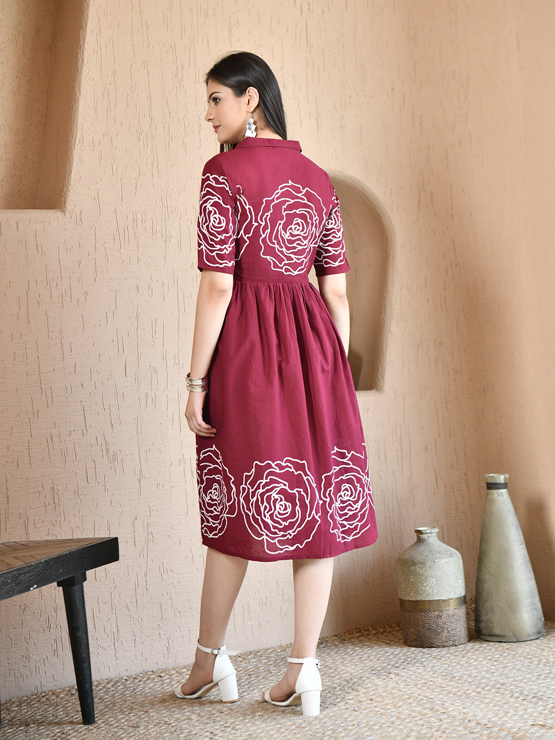 Wine Haze Dress