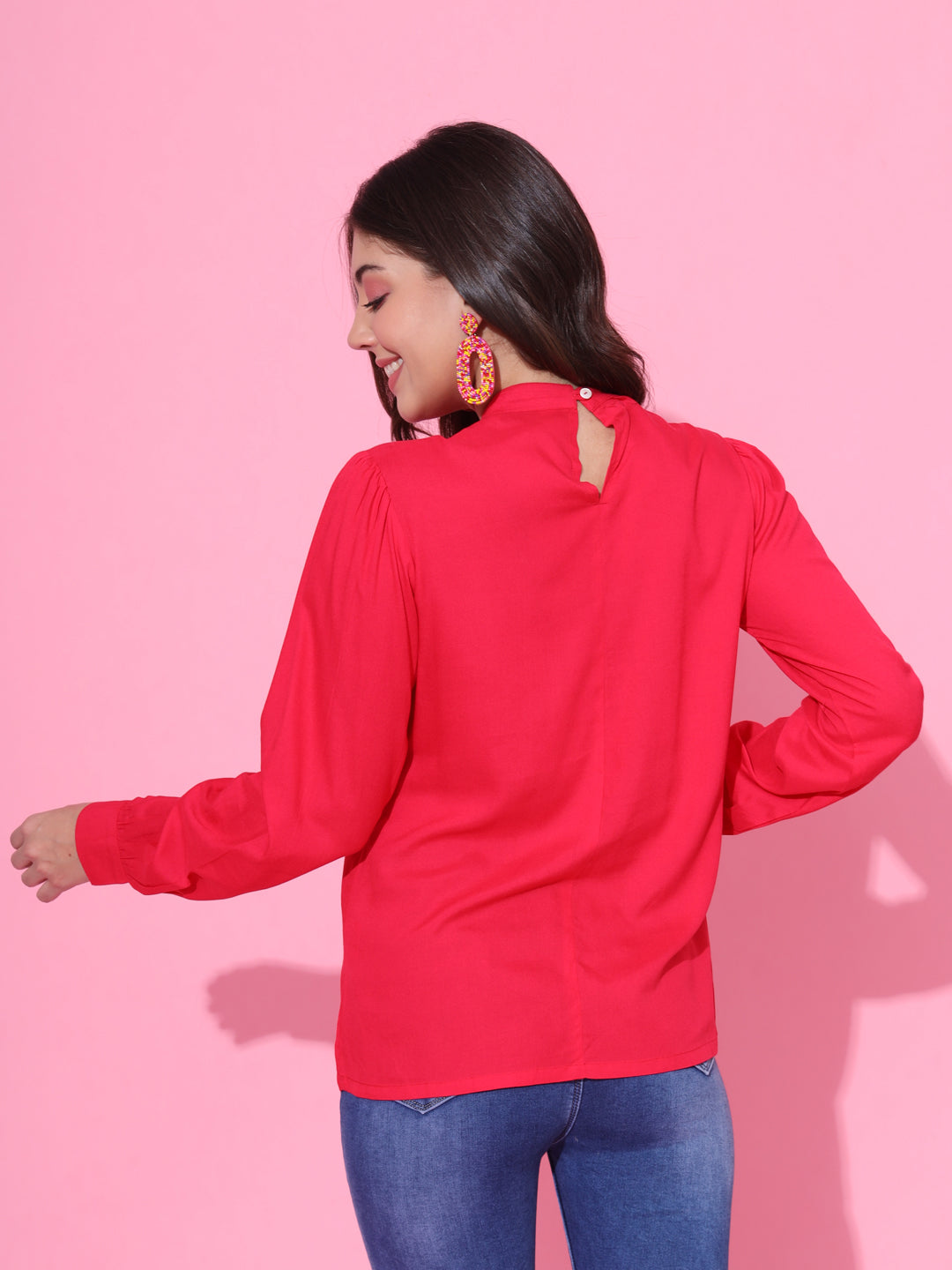 Magenta Party Top