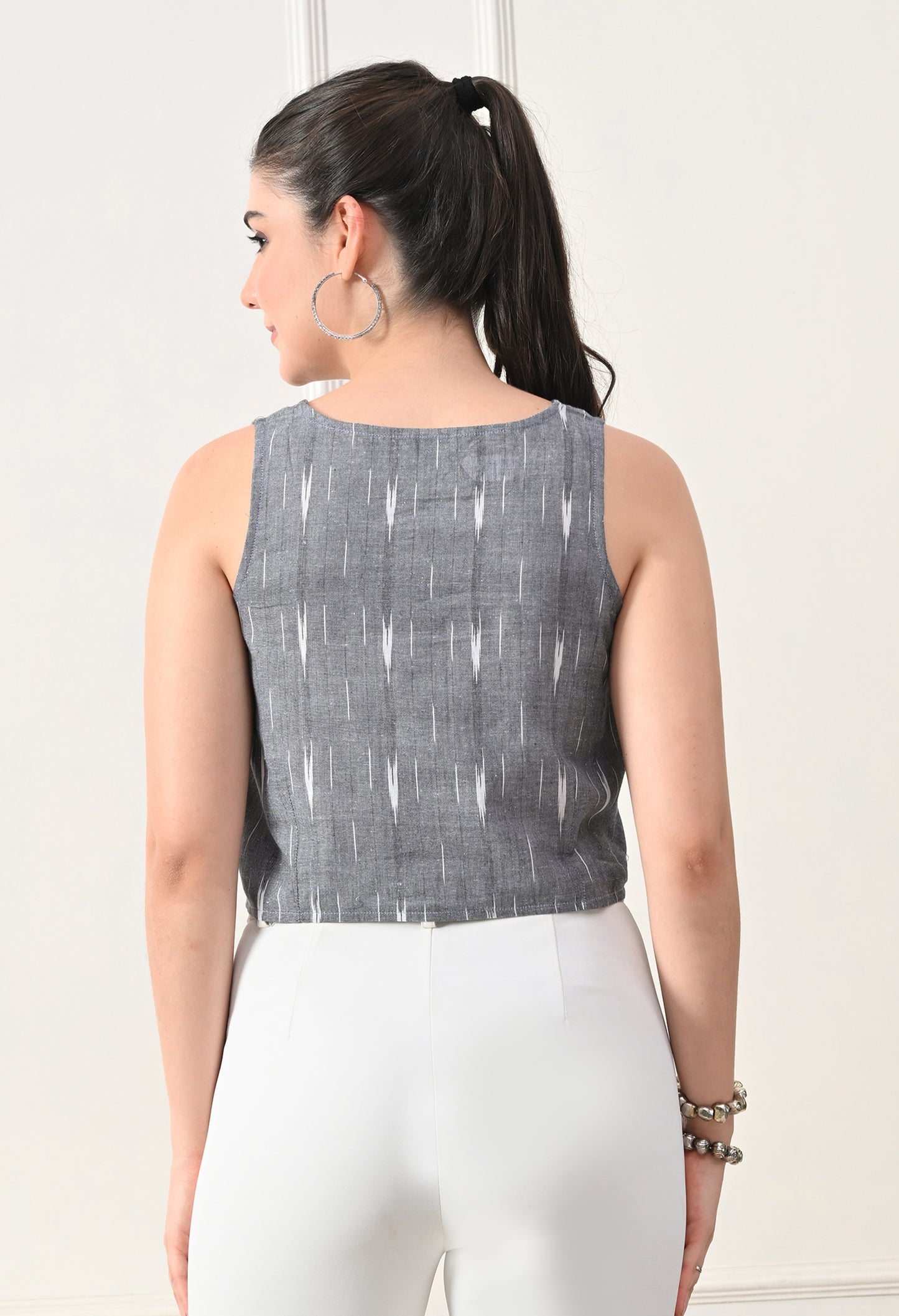 Graphite waistcoat jacket