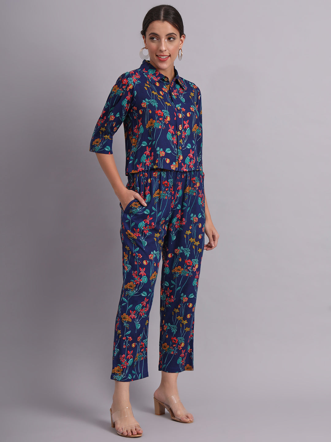 Short Shirt Style Co-Ord Set