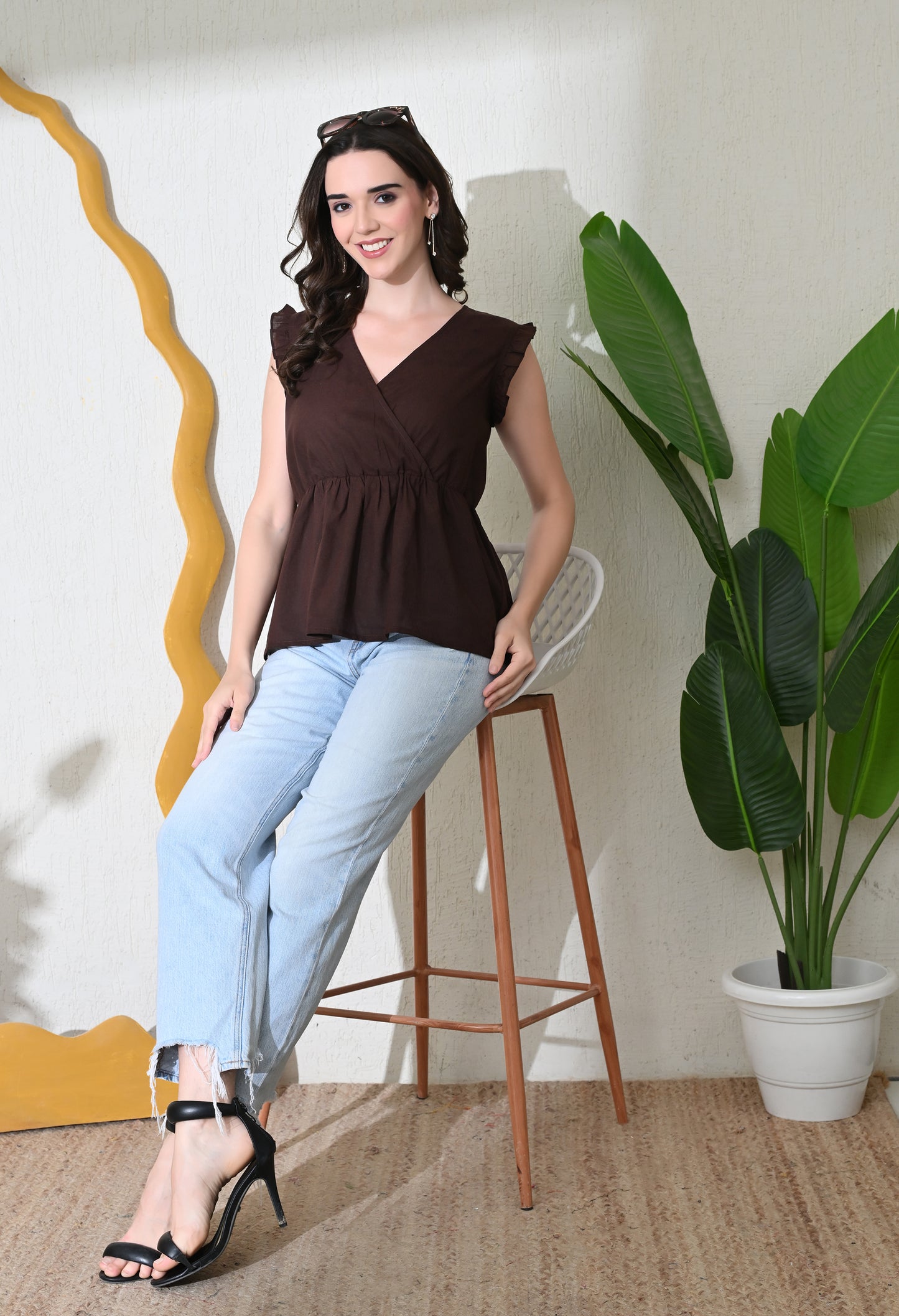 Just Brown Top