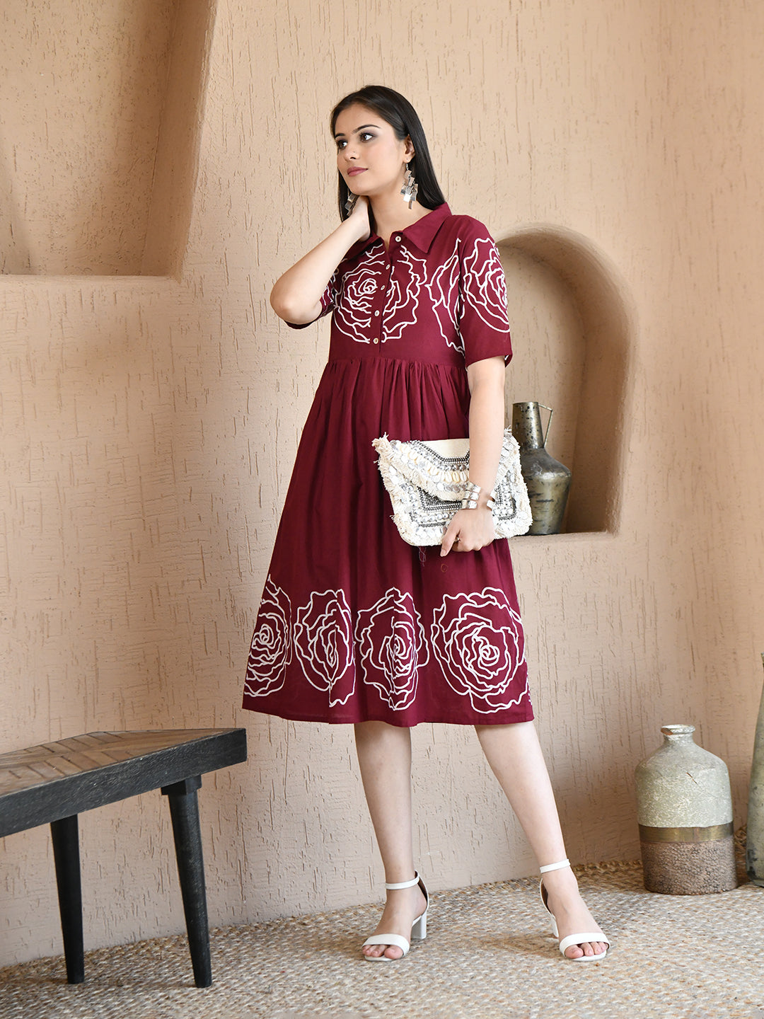 Wine Haze Dress