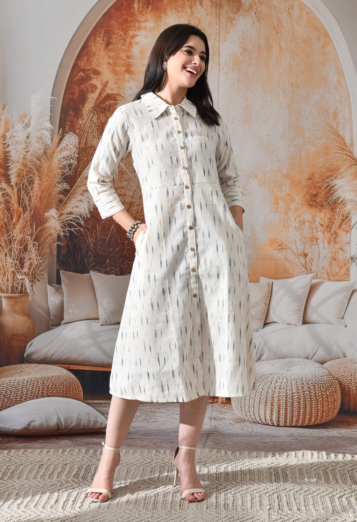 Elegent Shirt Dress