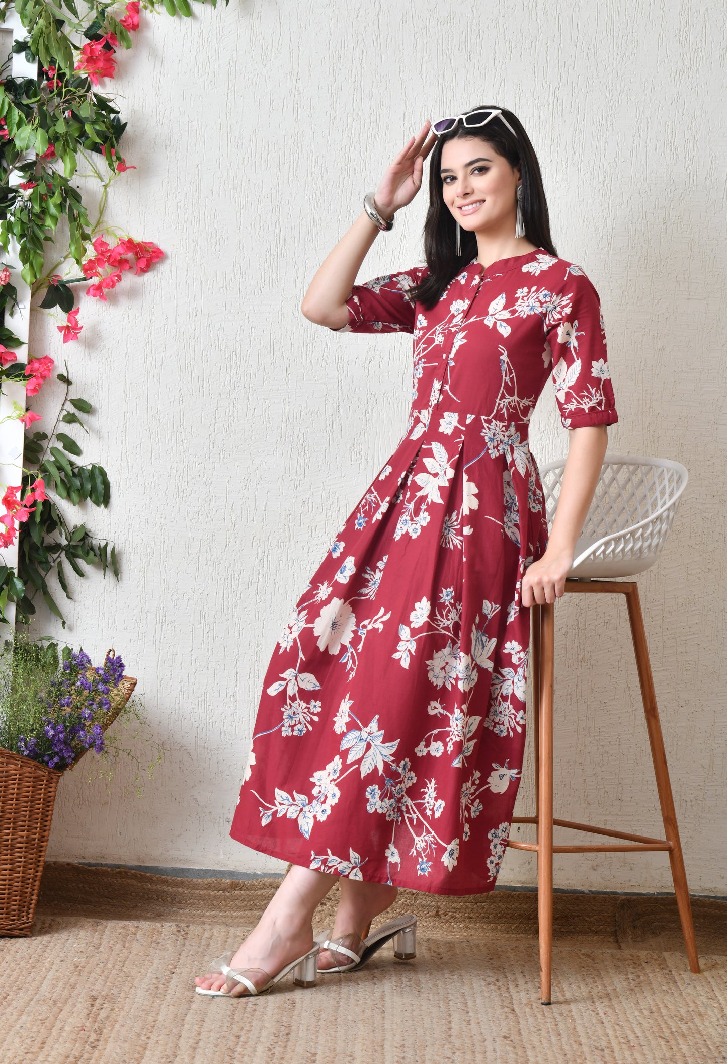 Crimson Fall Dress
