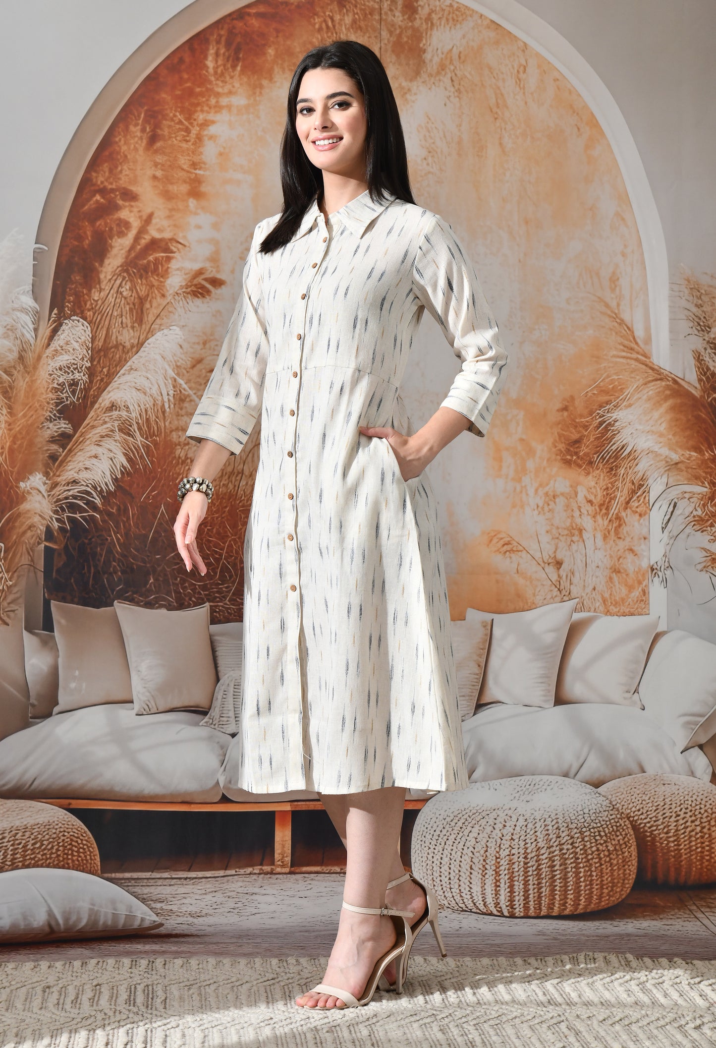 Elegent Shirt Dress