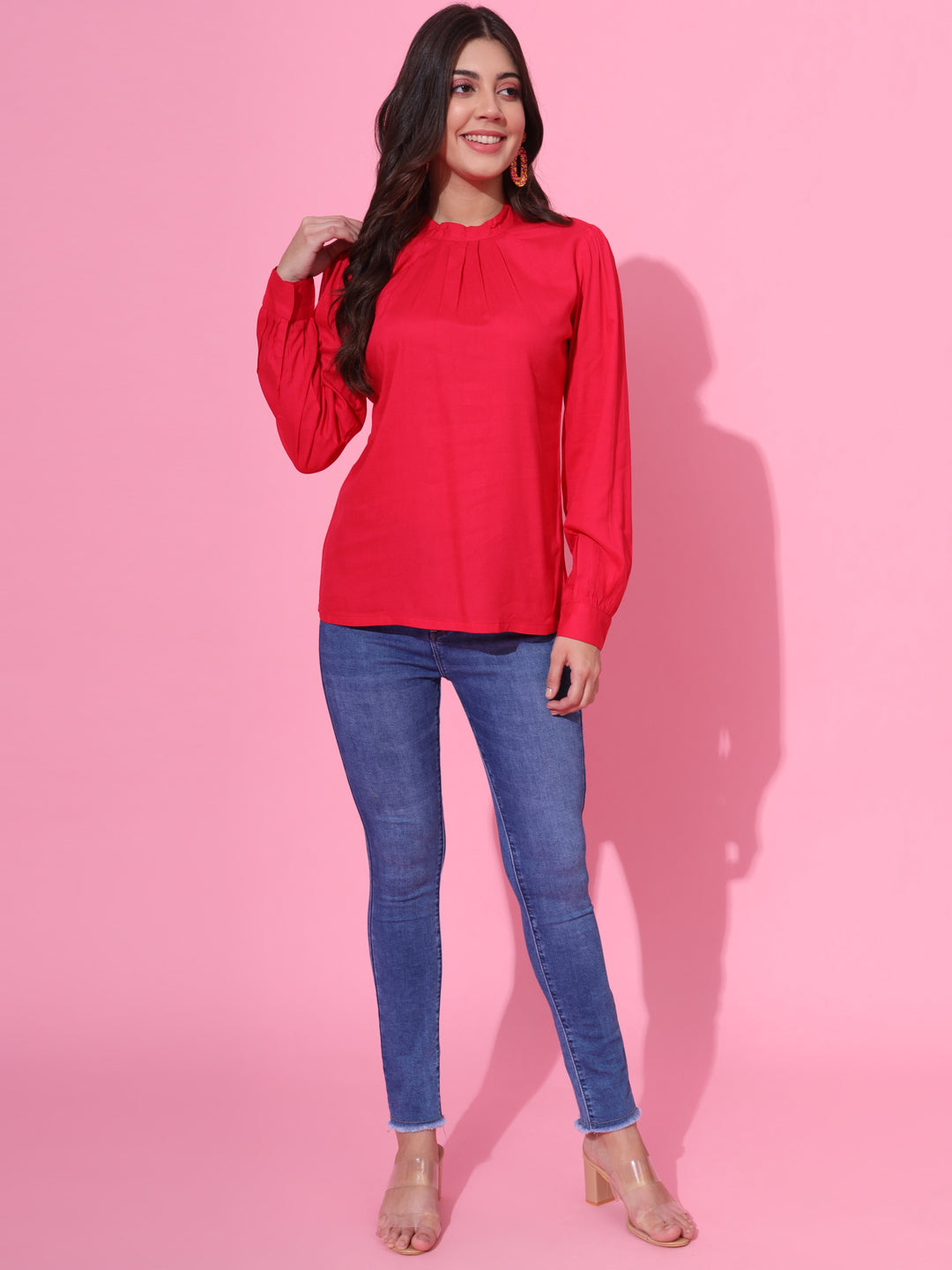 Magenta Party Top