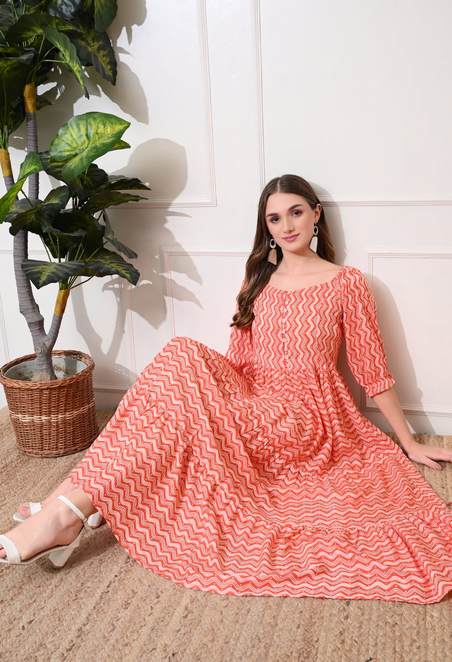 Burnt Orange Dress