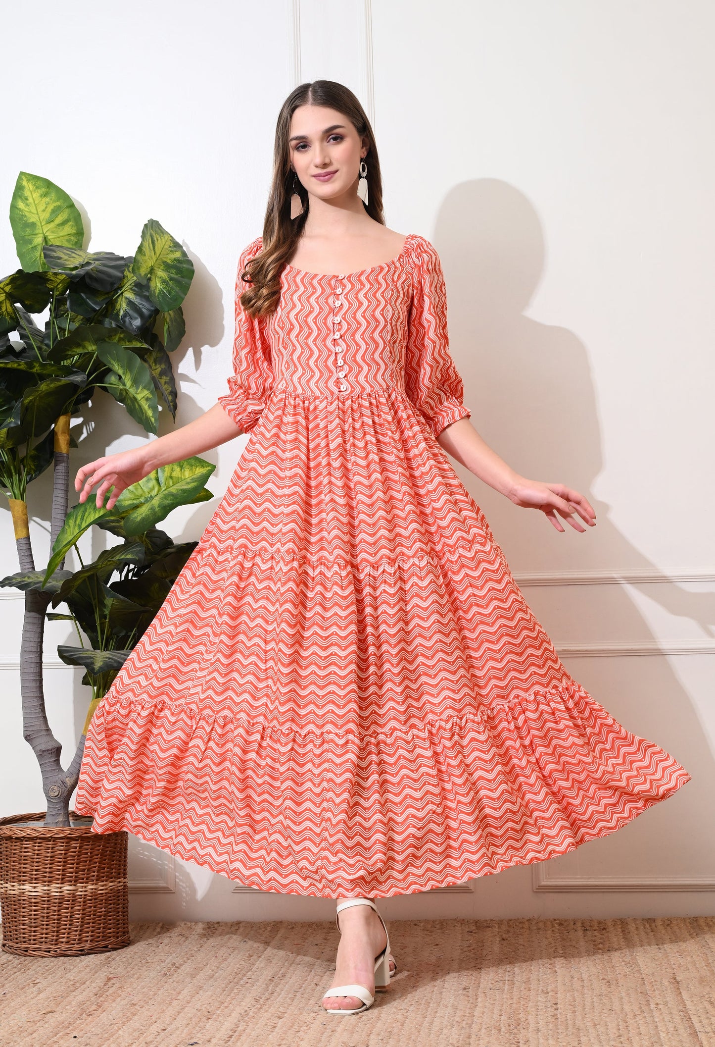Burnt Orange Dress