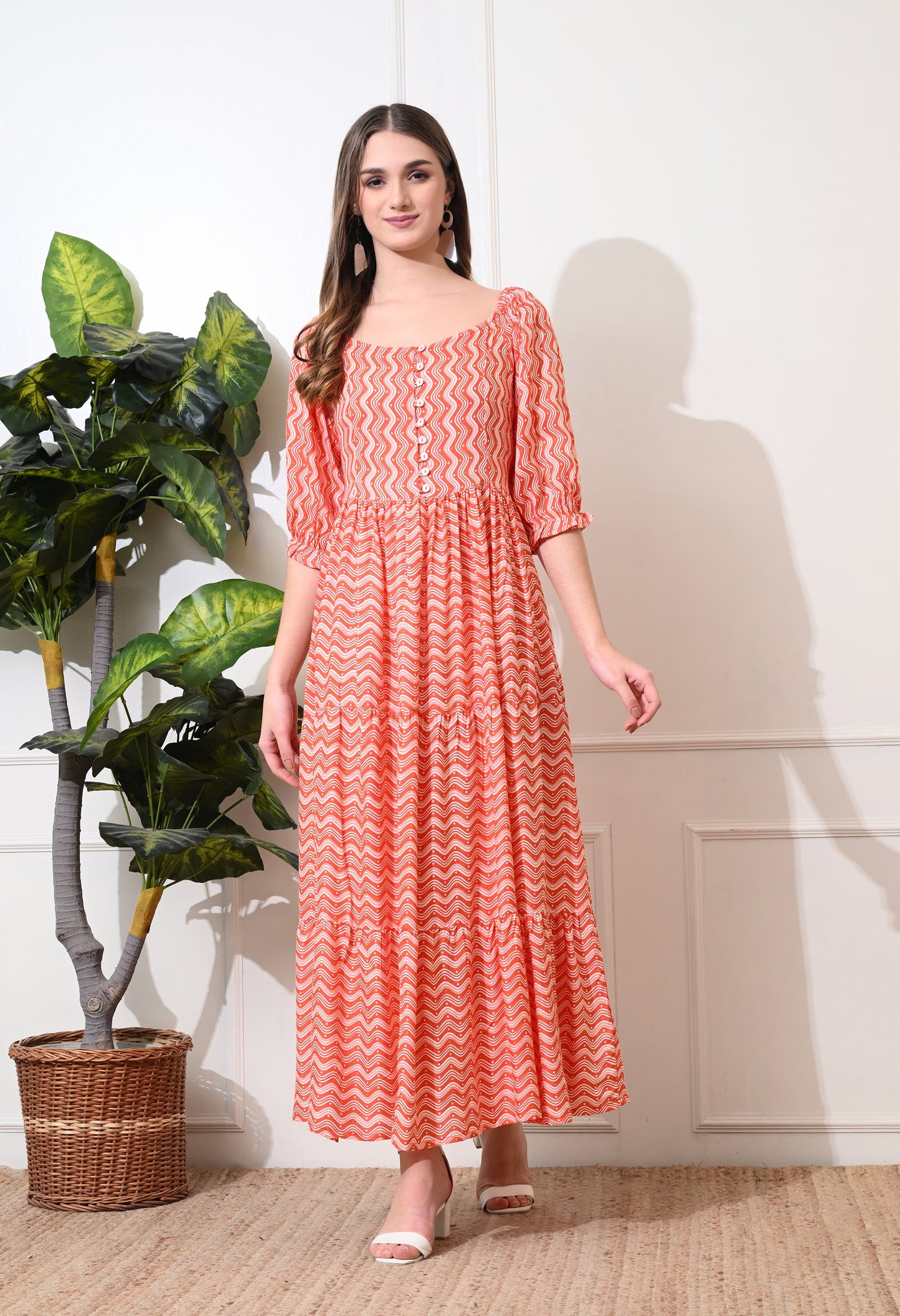 Burnt Orange Dress