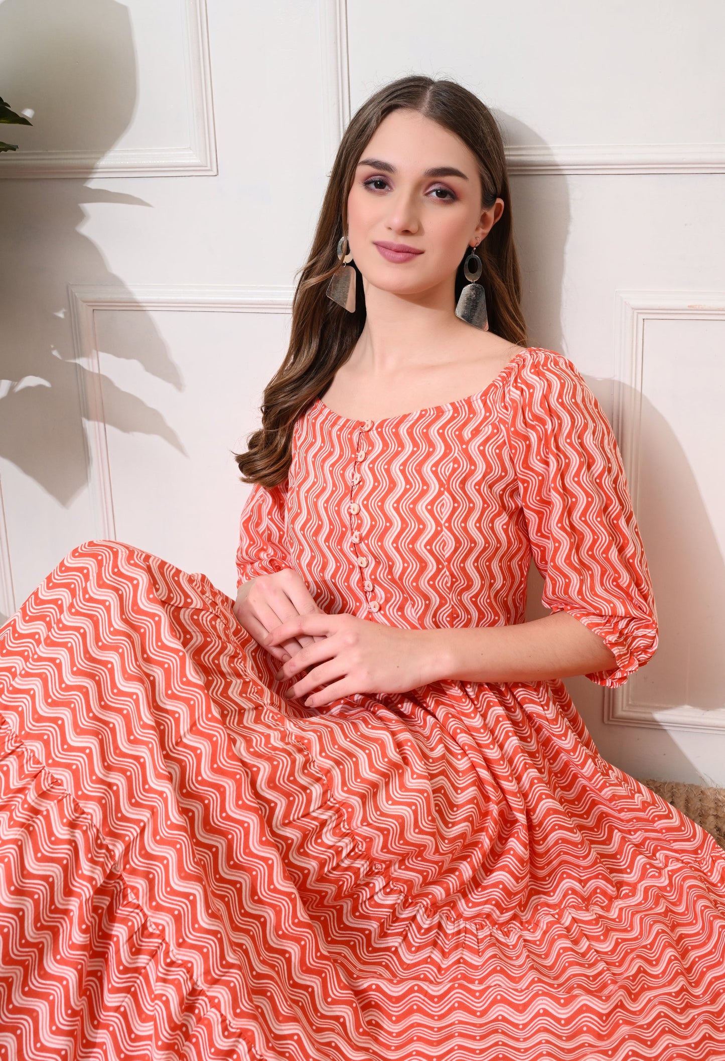 Burnt Orange Dress
