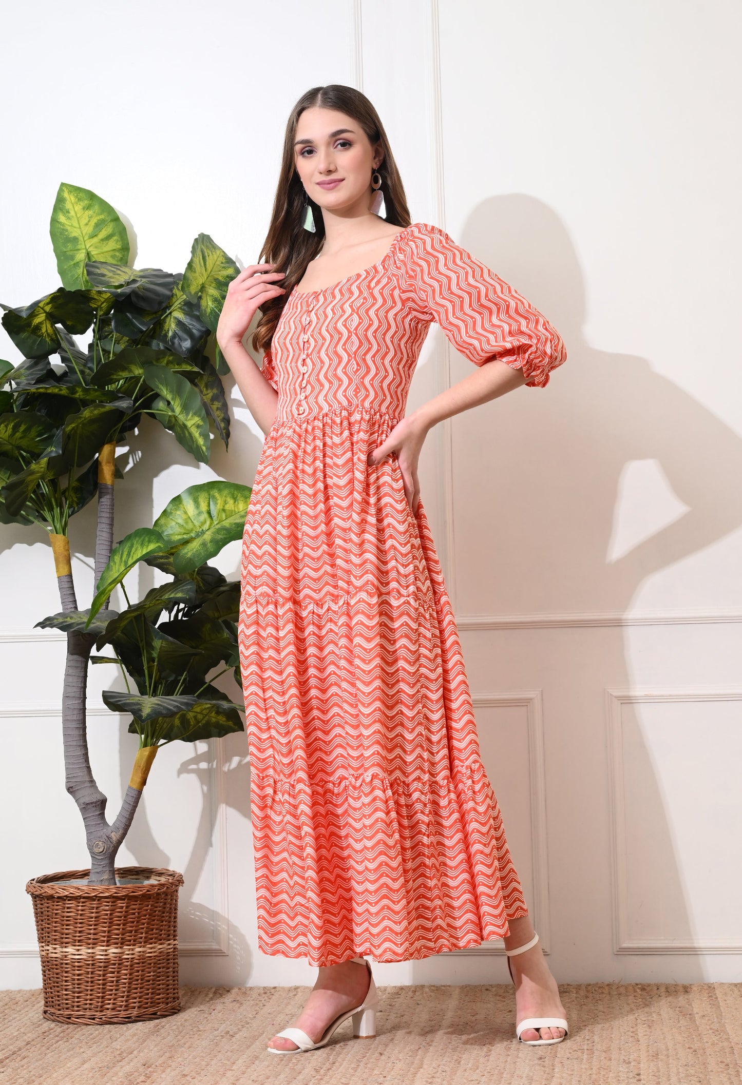 Burnt Orange Dress
