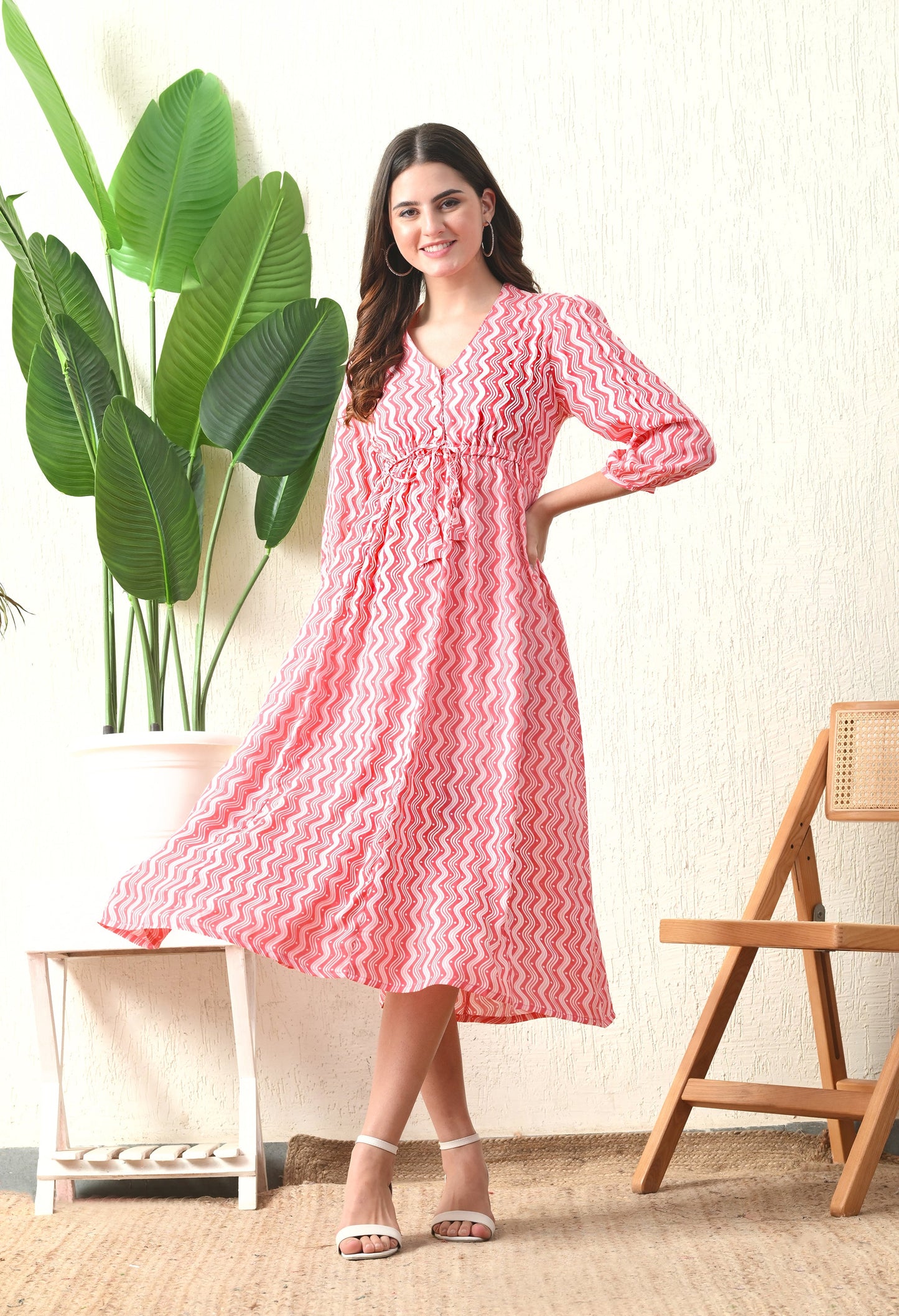 Peachy Wave Dress