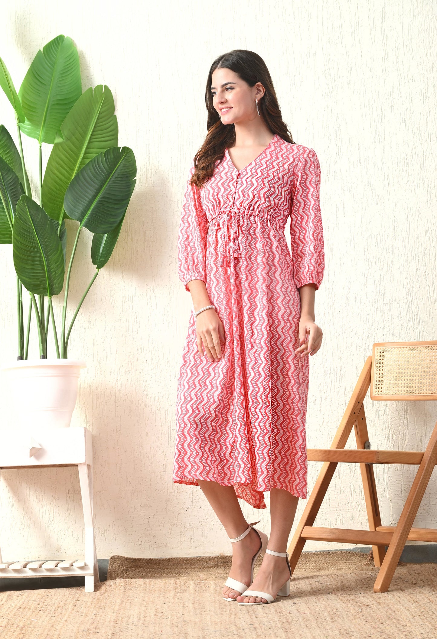 Peachy Wave Dress