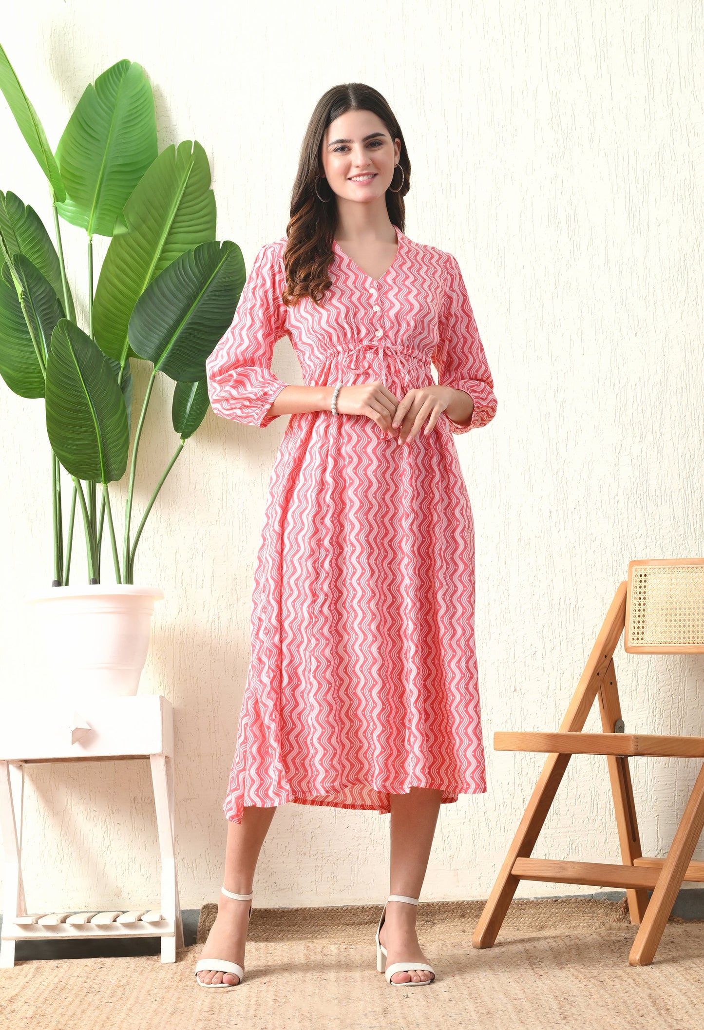 Peachy Wave Dress