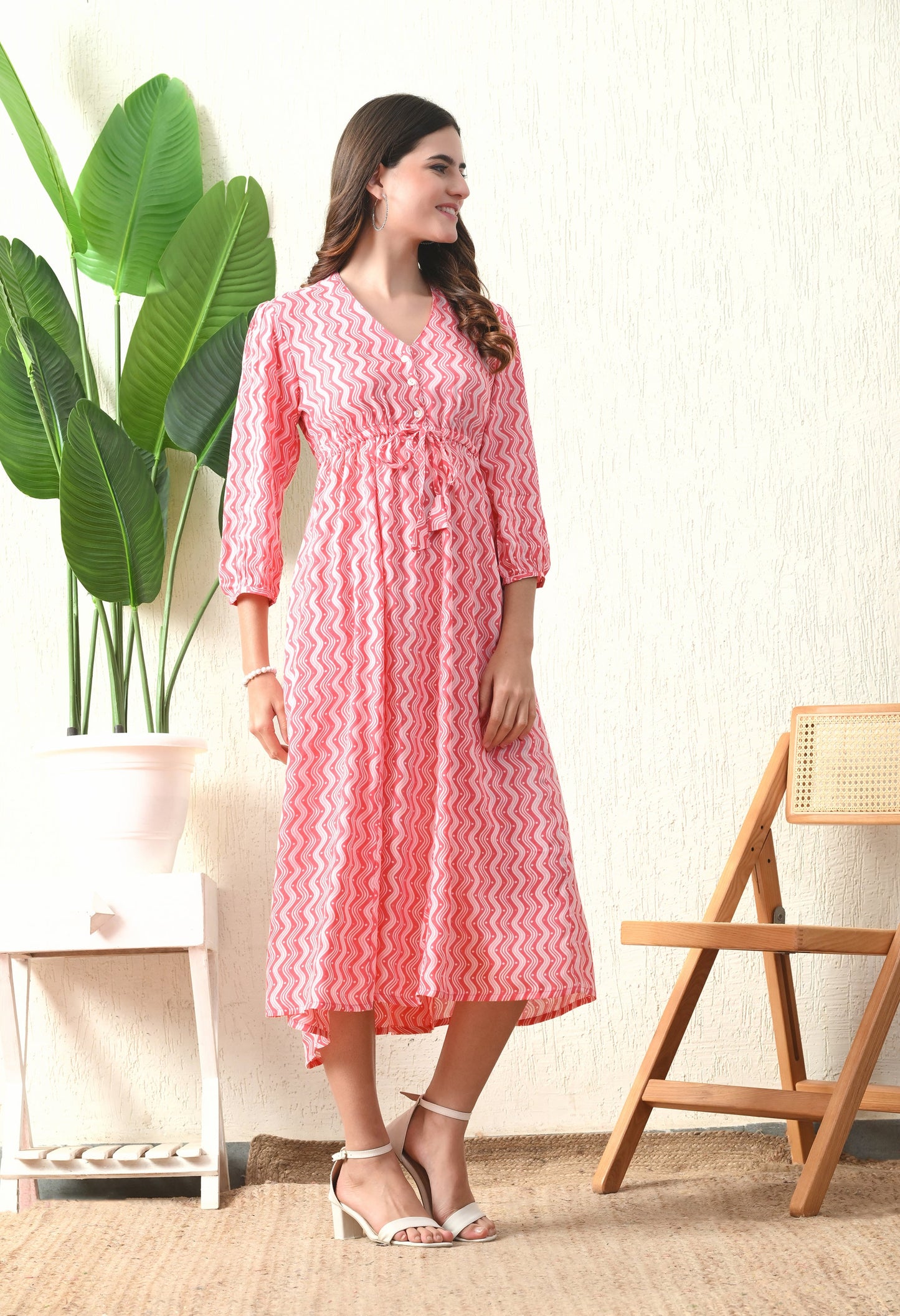 Peachy Wave Dress
