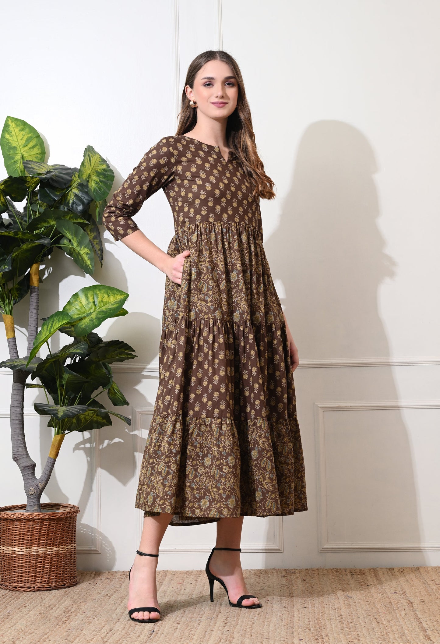 Brunt Ajrak Dress