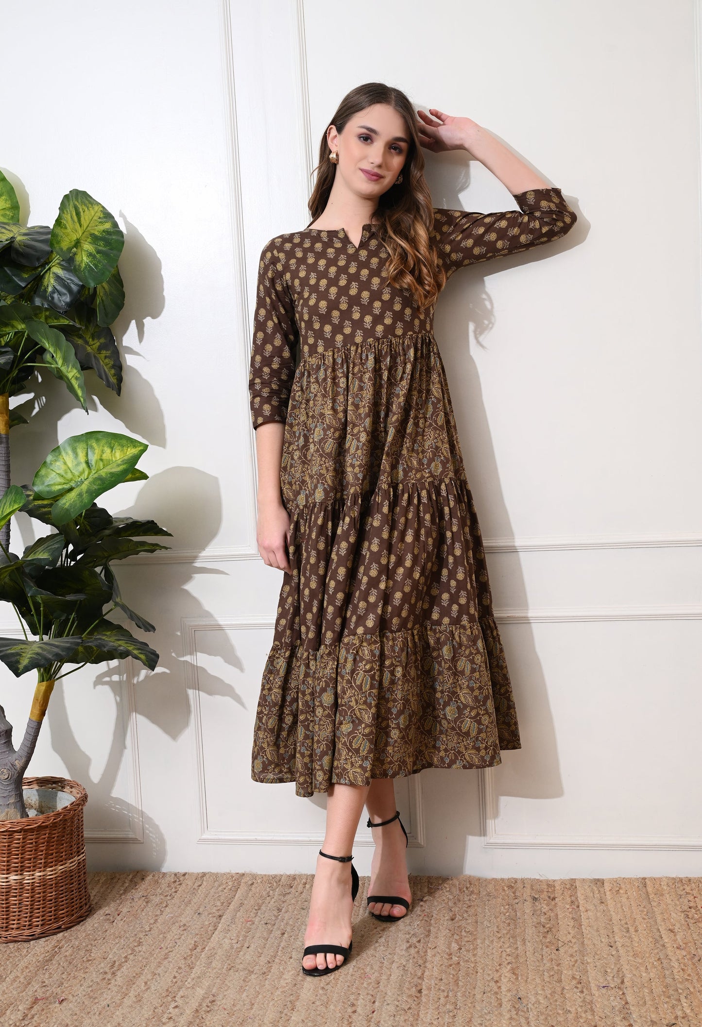 Brunt Ajrak Dress