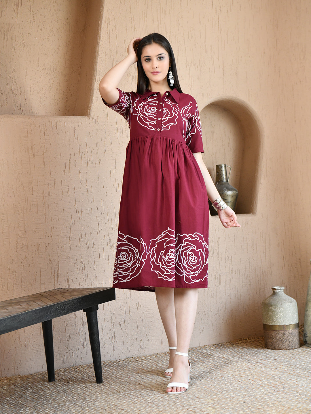 Wine Haze Dress