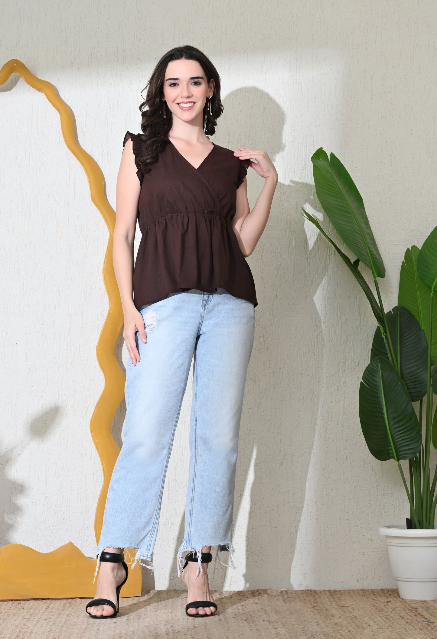 Just Brown Top