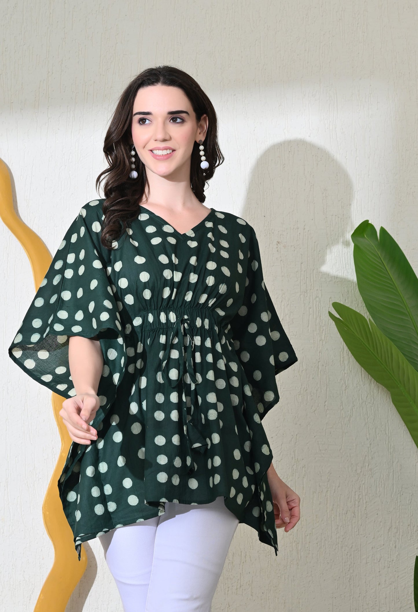 Embrald Polka Top