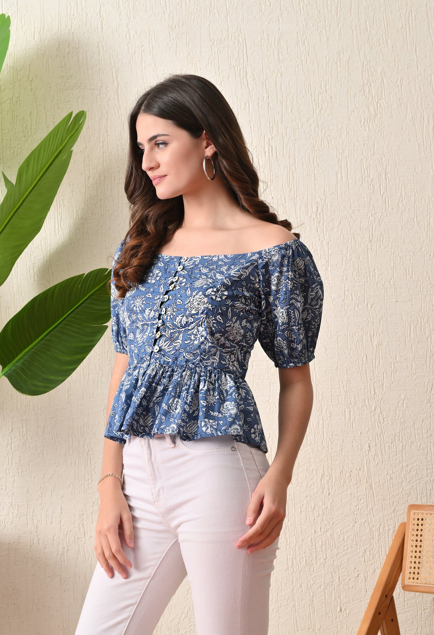 Blue Fusion Top
