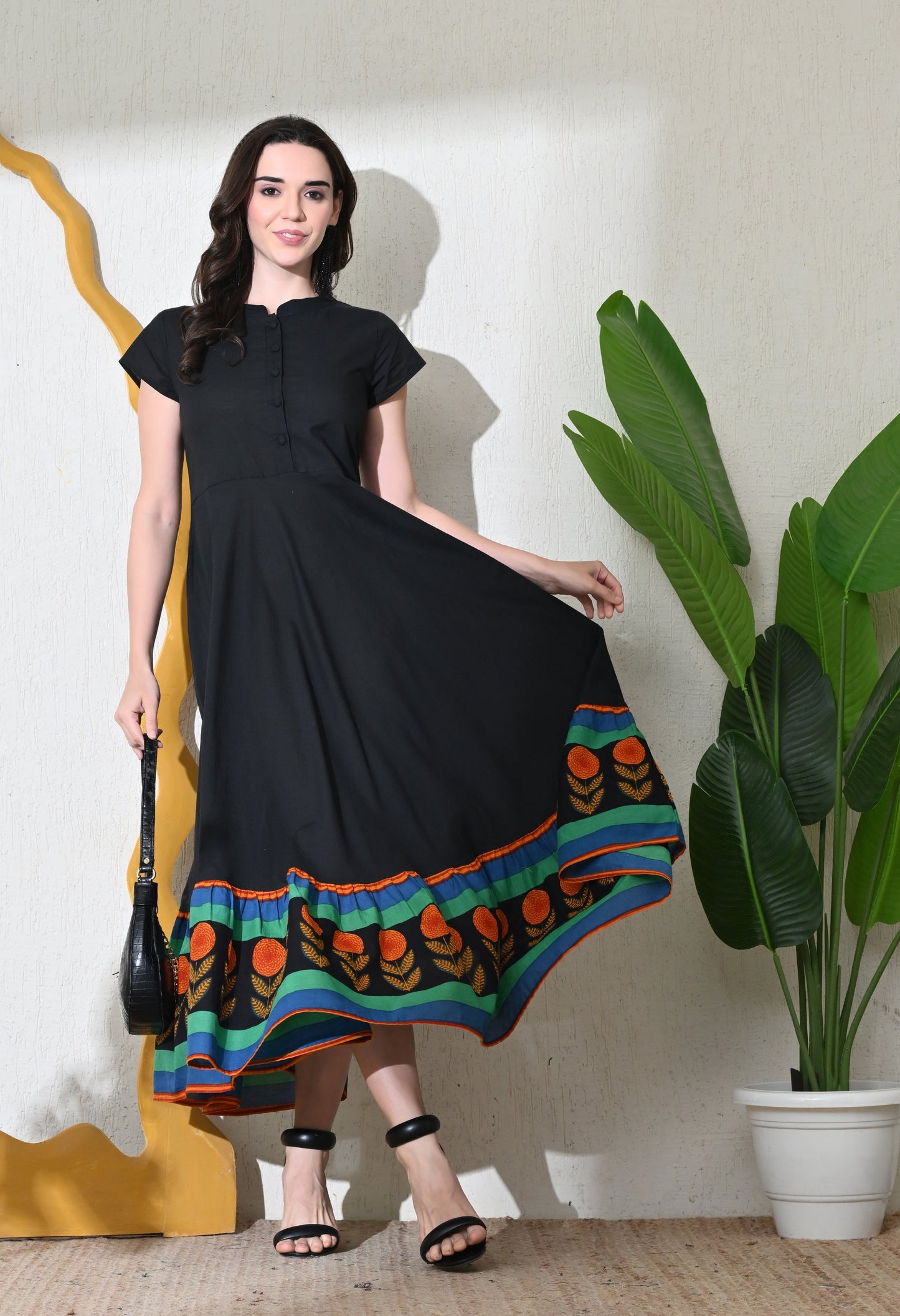 Malika Black Dress