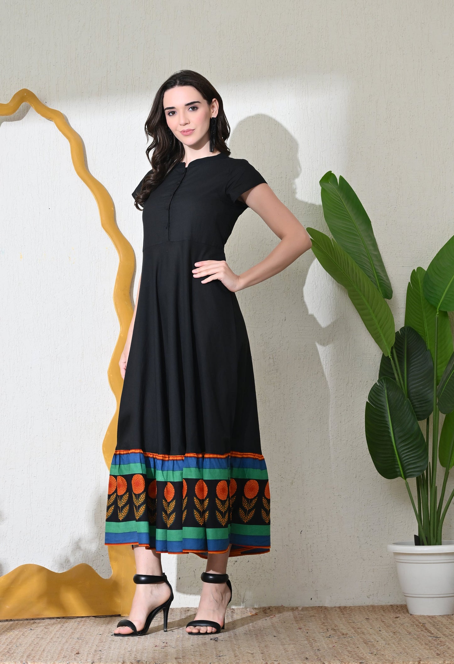 Malika Black Dress