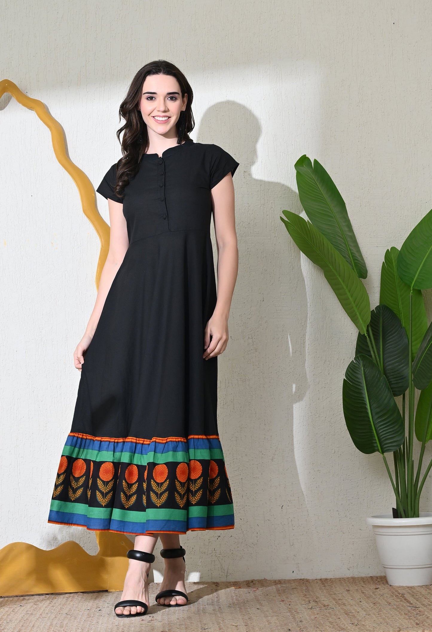 Malika Black Dress