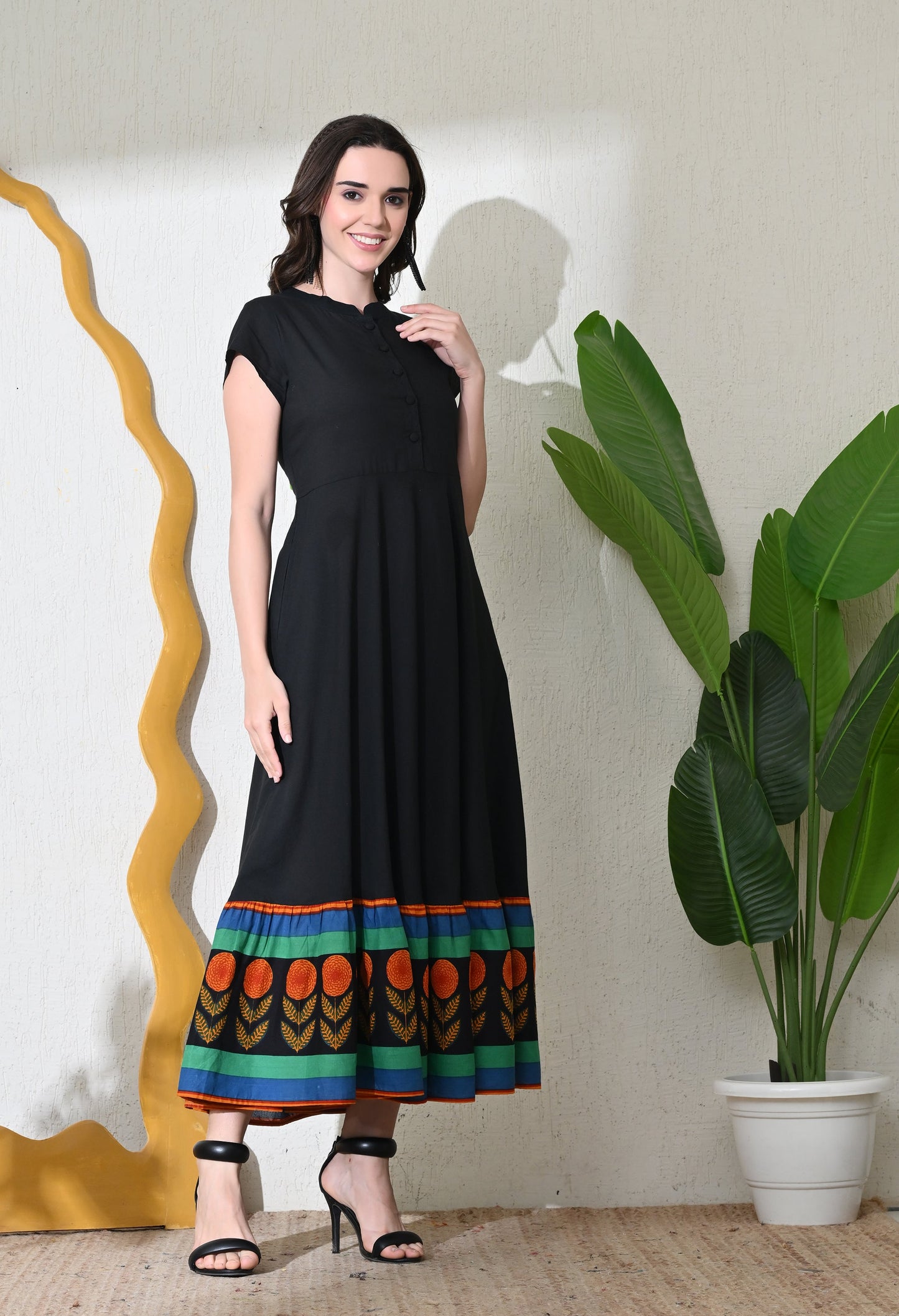 Malika Black Dress