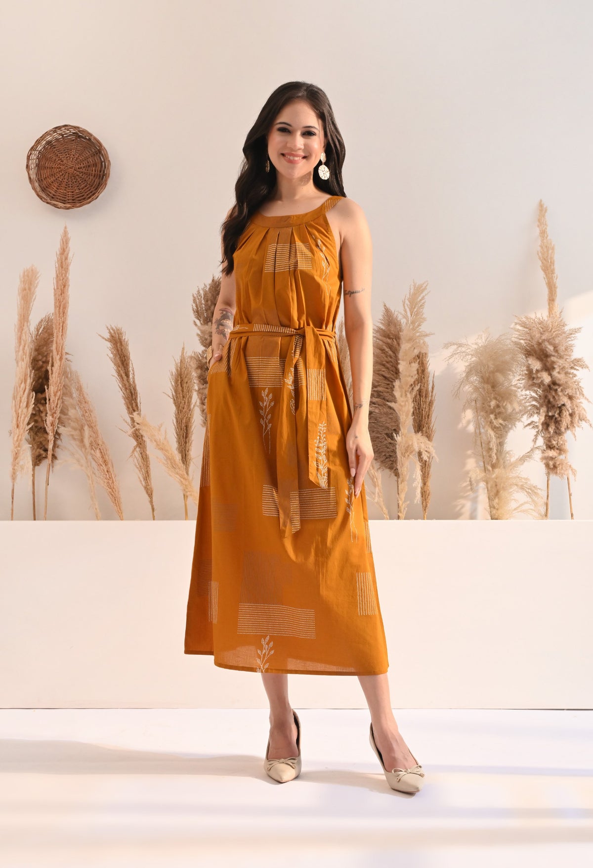 Golden Leaf Dress