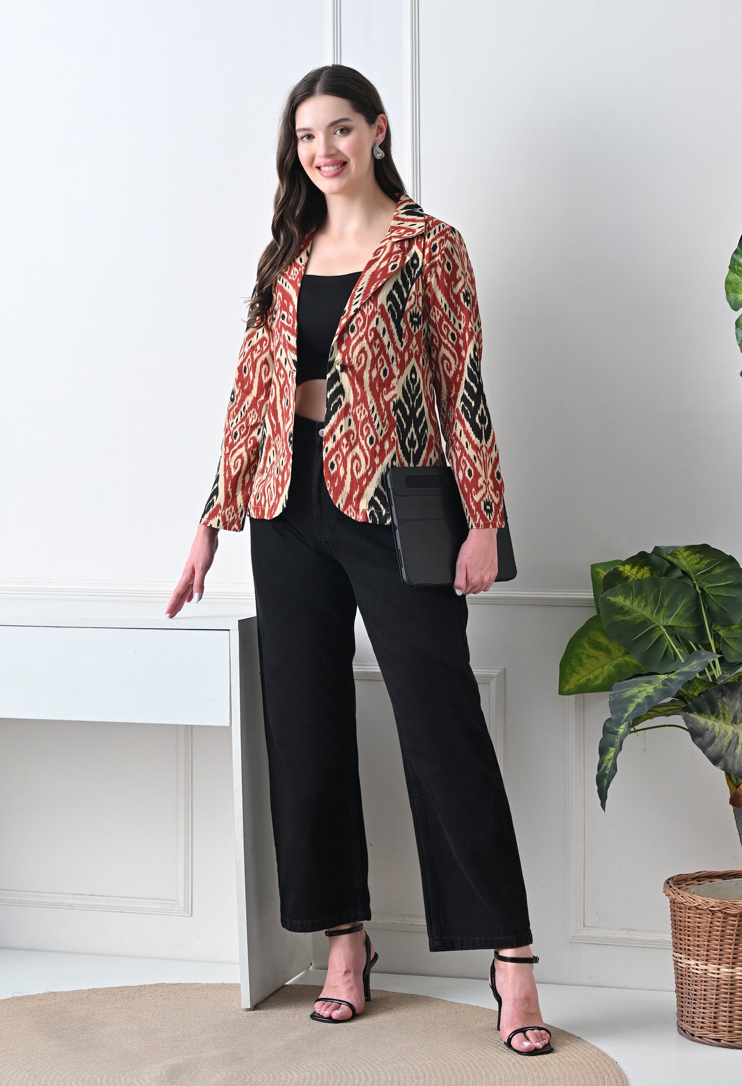 Burnt Bold Blazer