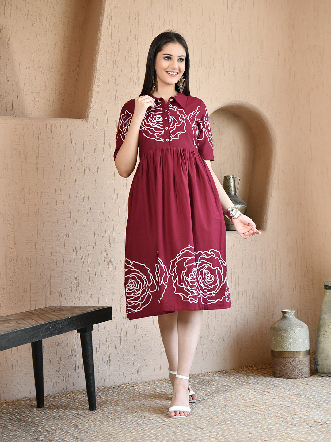 Wine Haze Dress