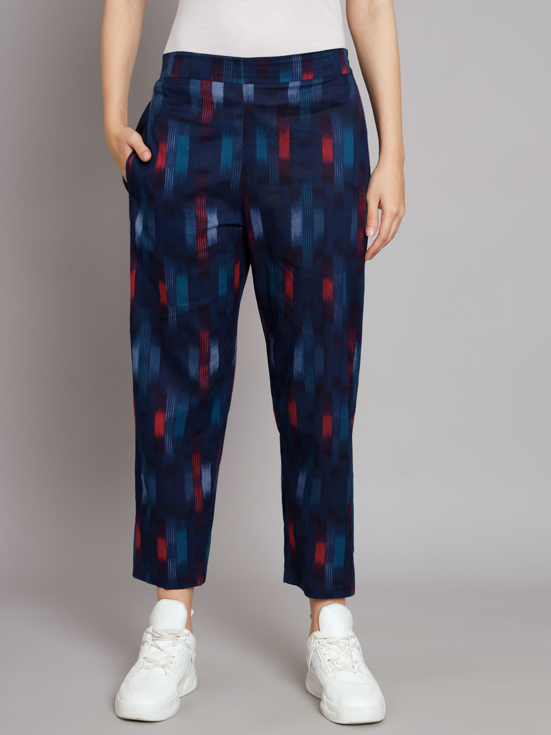 Blue Ikat Blazer Trouser Co-Ord Set