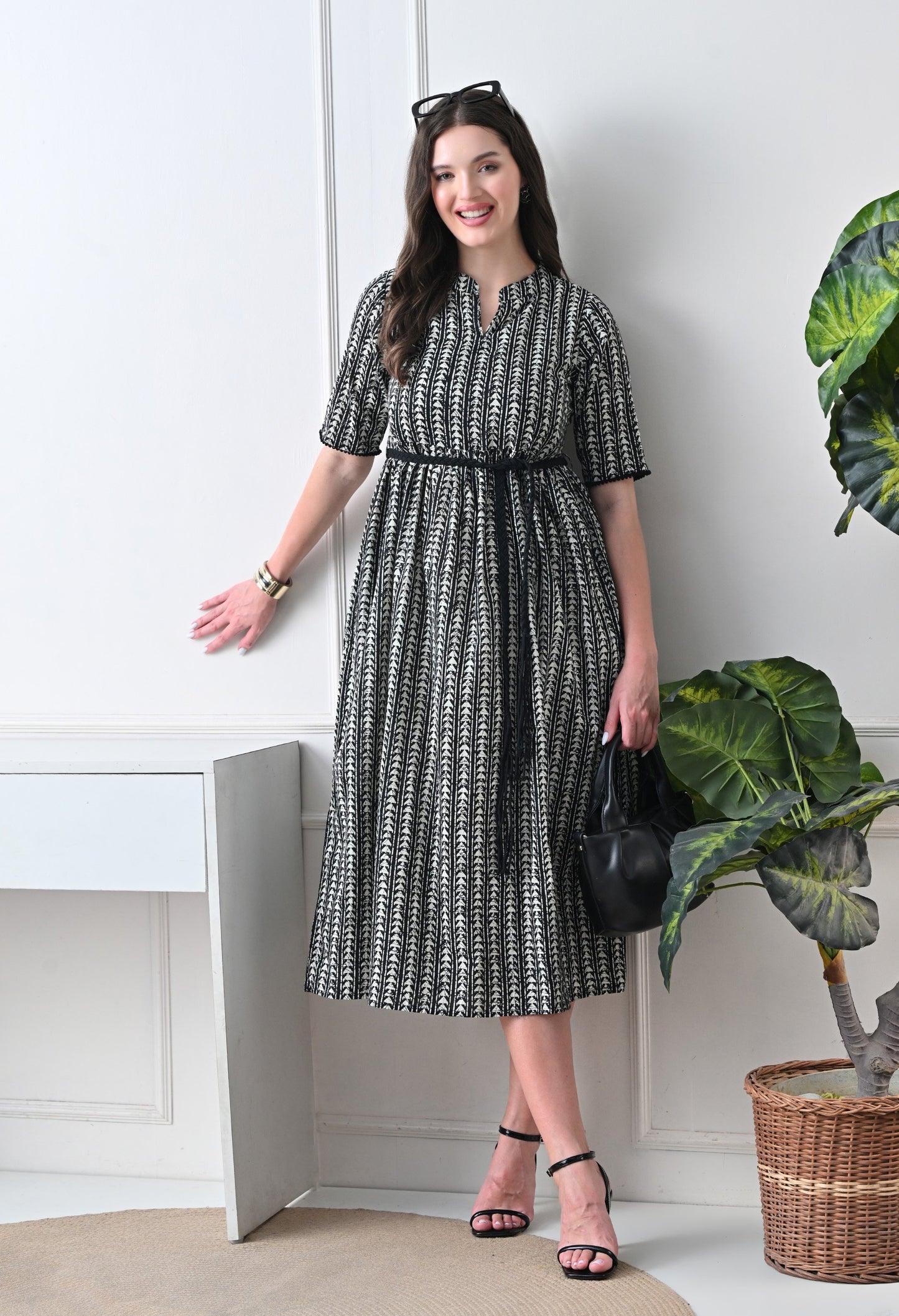 Mono Wave Dress