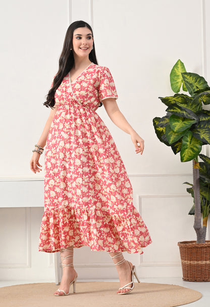 Apricot Fusion Dress