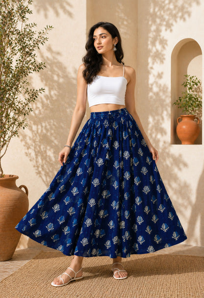 Indi Block Skirt