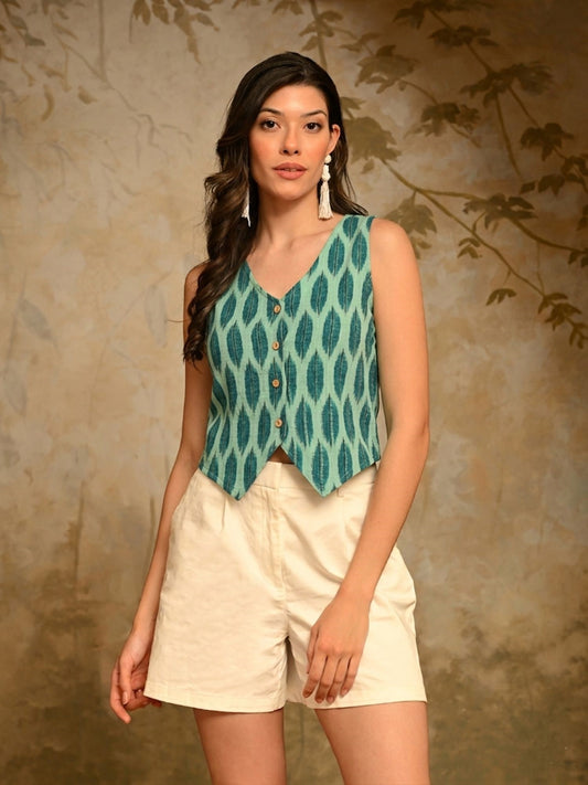 Ikat Waistcoat