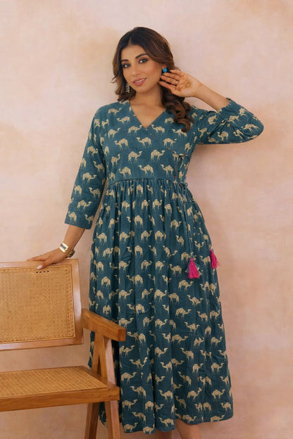 Teal Oasis Dress
