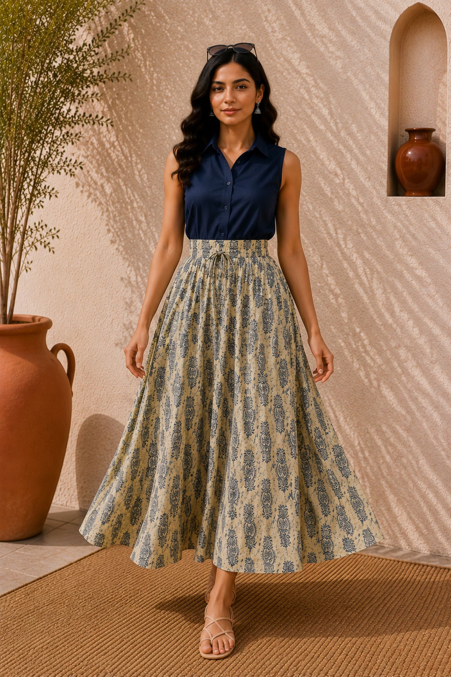Gulbagh Skirt