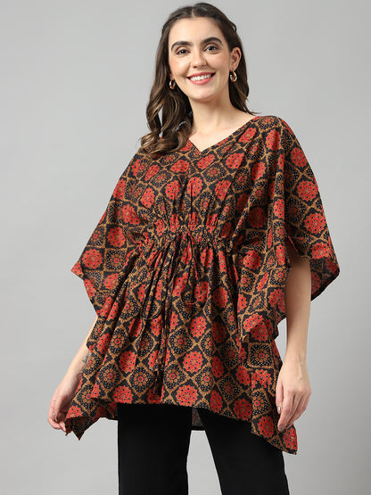 Ajrak Kaftan Top