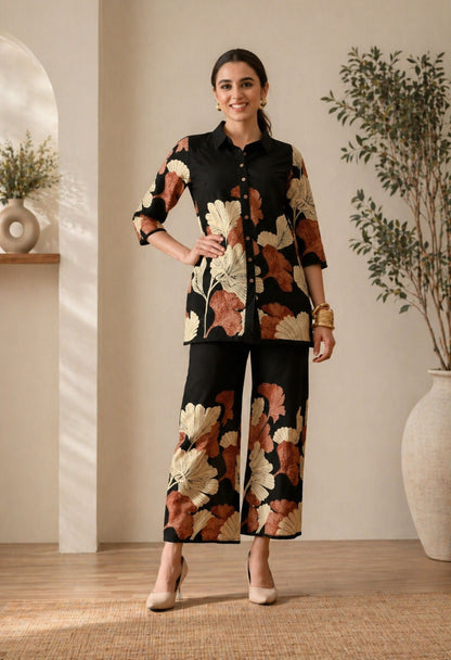 Midnight-Petal-Co-ord-Set
