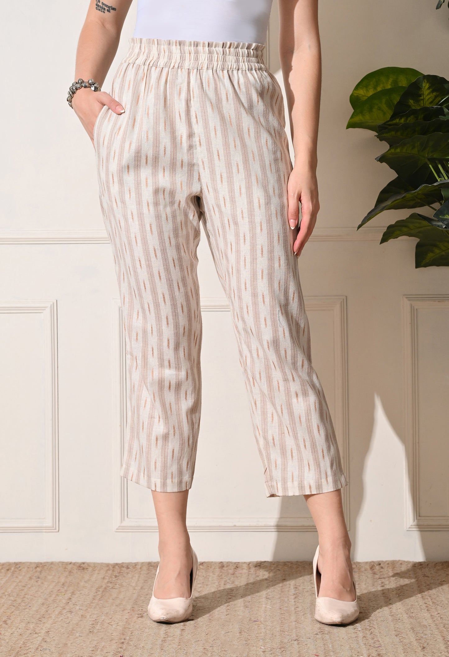 Mocha Ikat Trousers