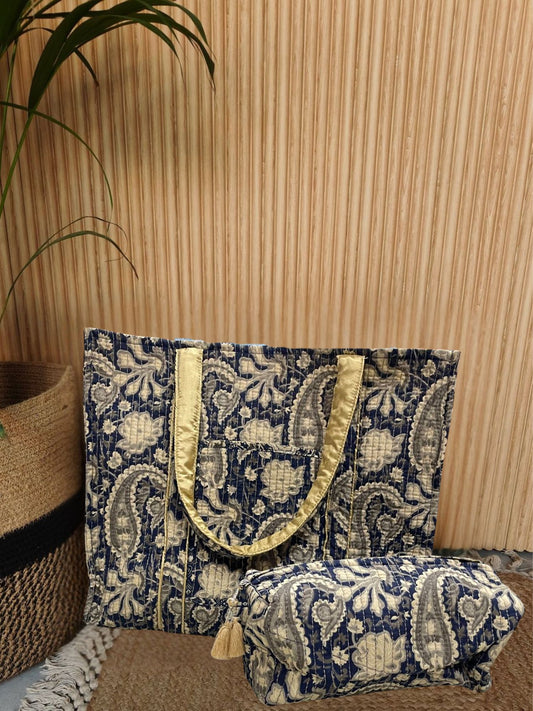 Night Reversable  Artisanal Handbag