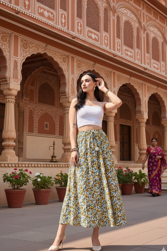 Floral Whisper Skirt