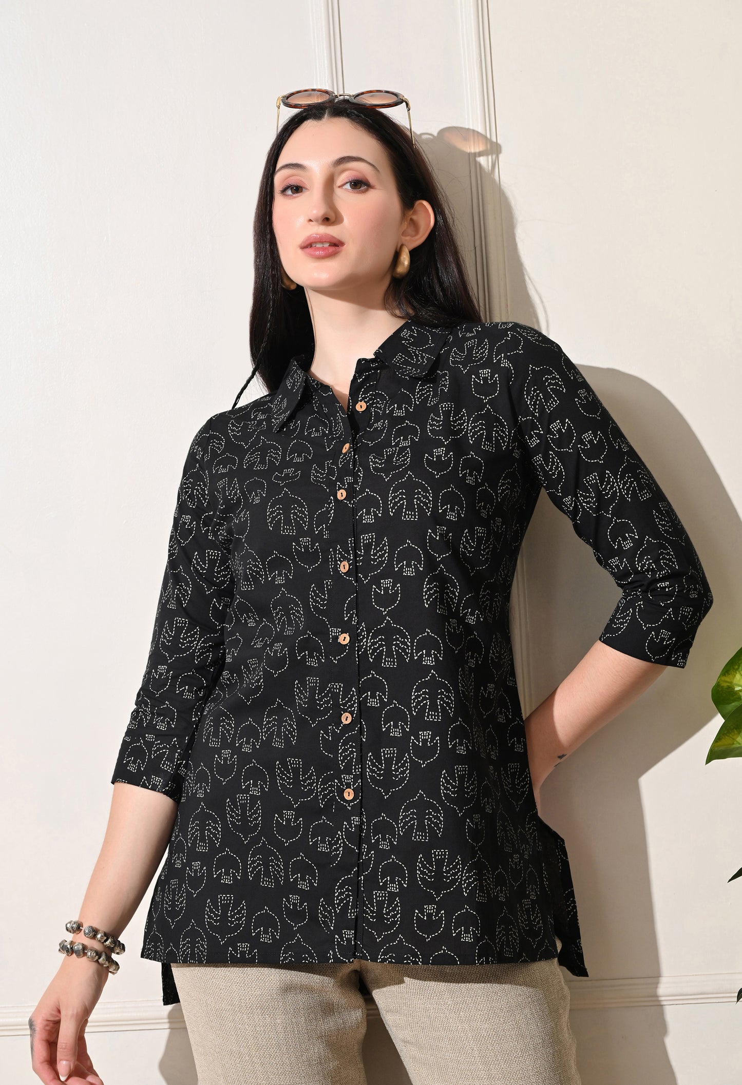 Black High Low Shirt