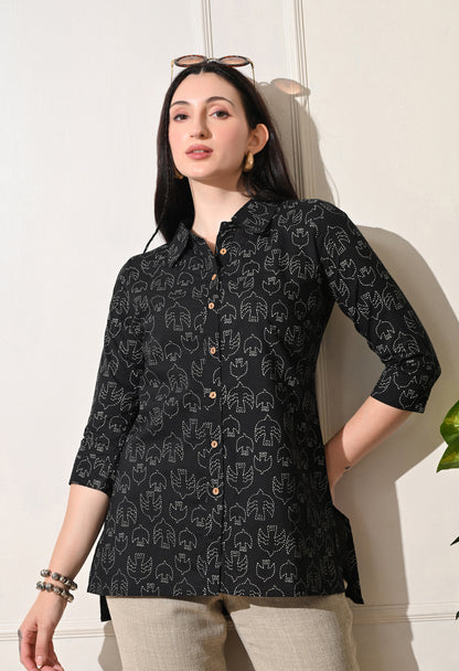 Black High Low Shirt