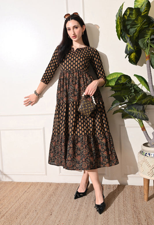 Artisanal Flare Dress