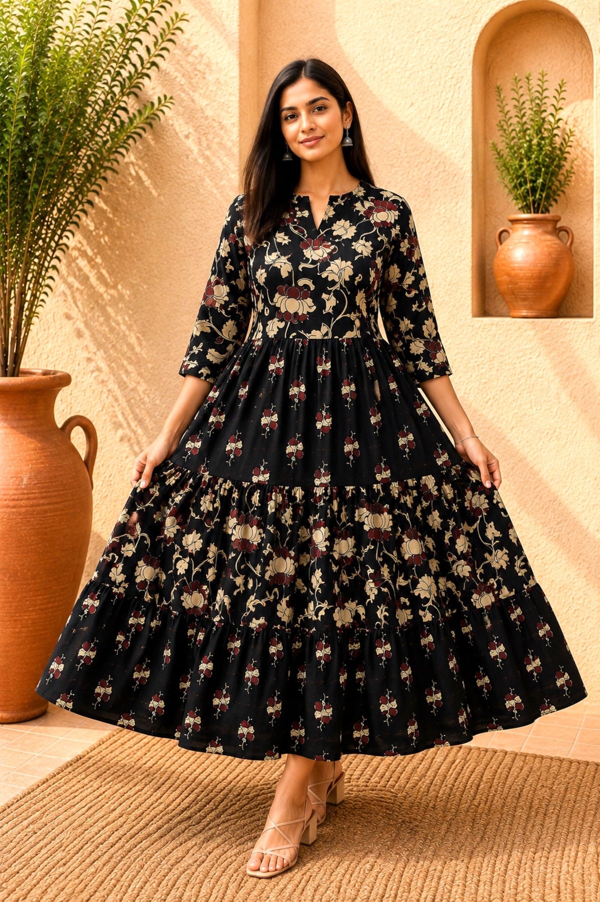 Kalamkari Craft Dress